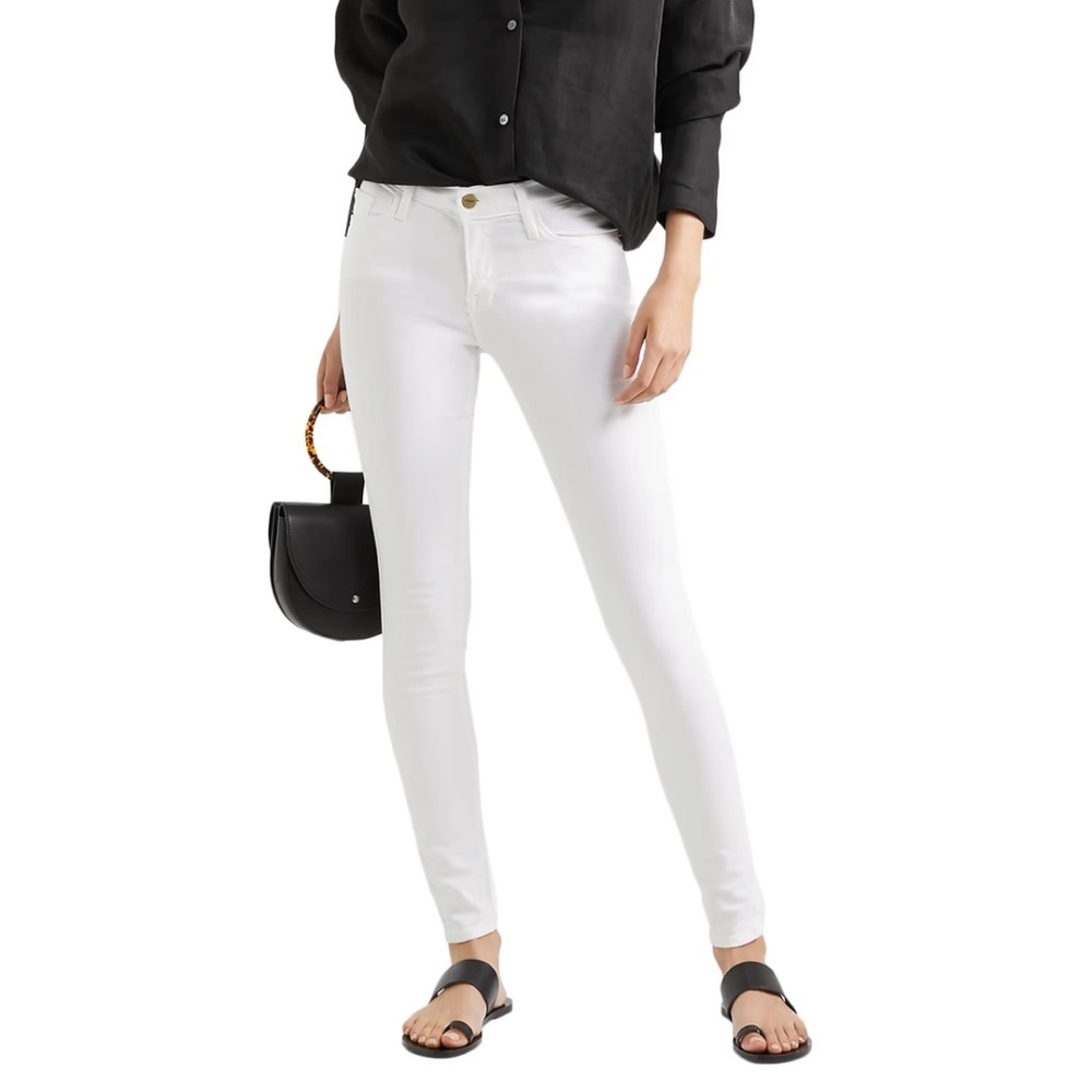 FRAME Le Skinny Jeanne Crop mid-rise skinny jeans